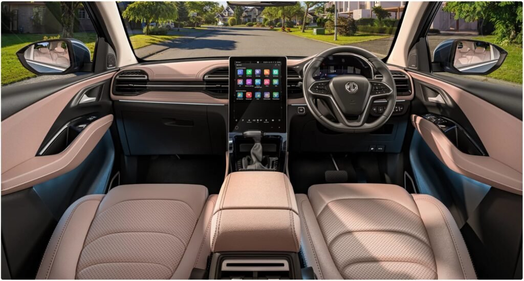 MG Hector Facelift 2026 Dashboard