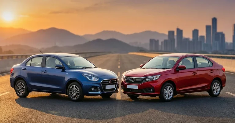 Honda Amaze vs Maruti Dzire Comparison