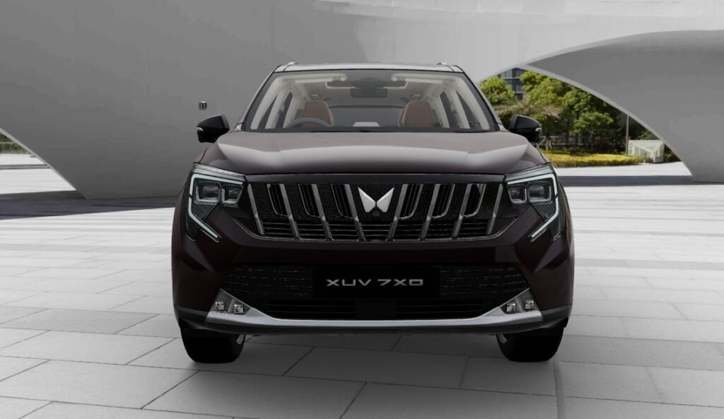 Mahindra XUV 7XO 2026 Exterior Design Front Profile