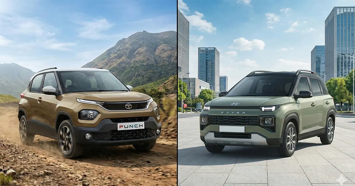 Tata Punch vs Hyundai Exter