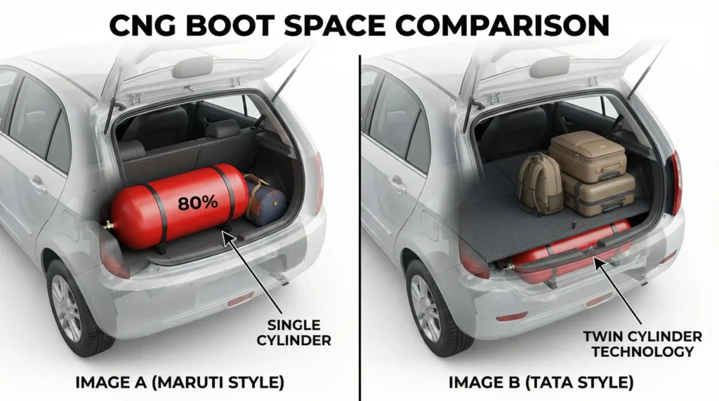 Tata iCNG vs Maruti S-CNG
