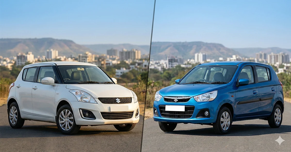 Used Swift vs New Alto Marathi Best car under 5 lakhs