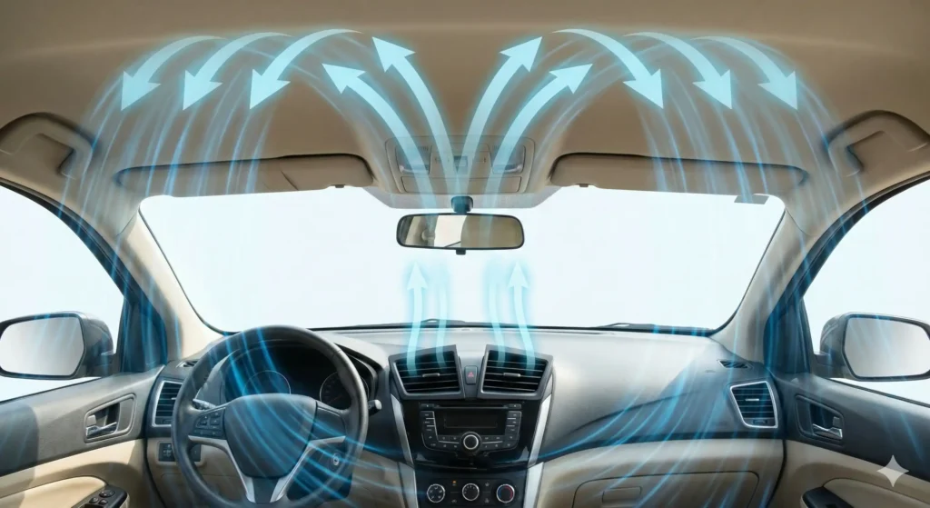 AC Point Vents Upwards