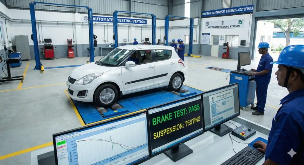 Automated Fitness Test for car