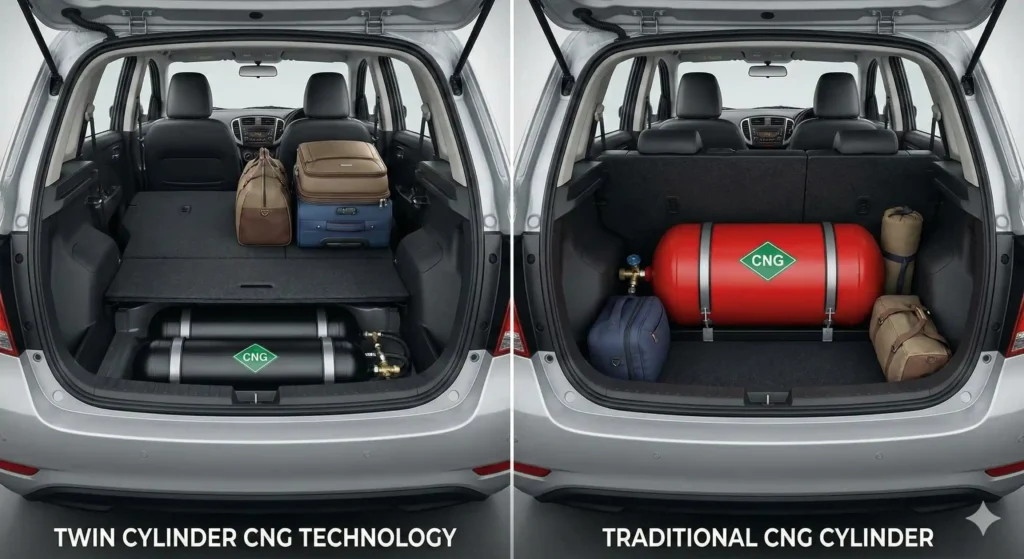 CNG Twin Cylinder Technology