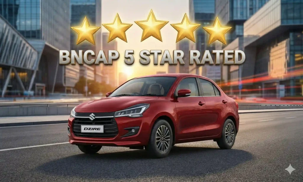 Maruti Suzuki Dzire 5 Star Rating