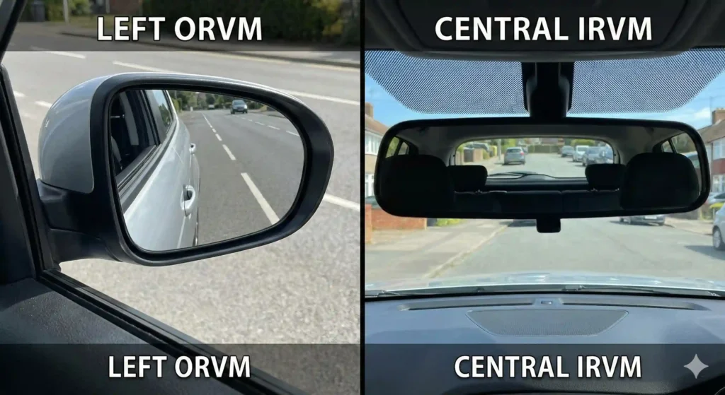 ORVM and IRVM Mirrors Setting