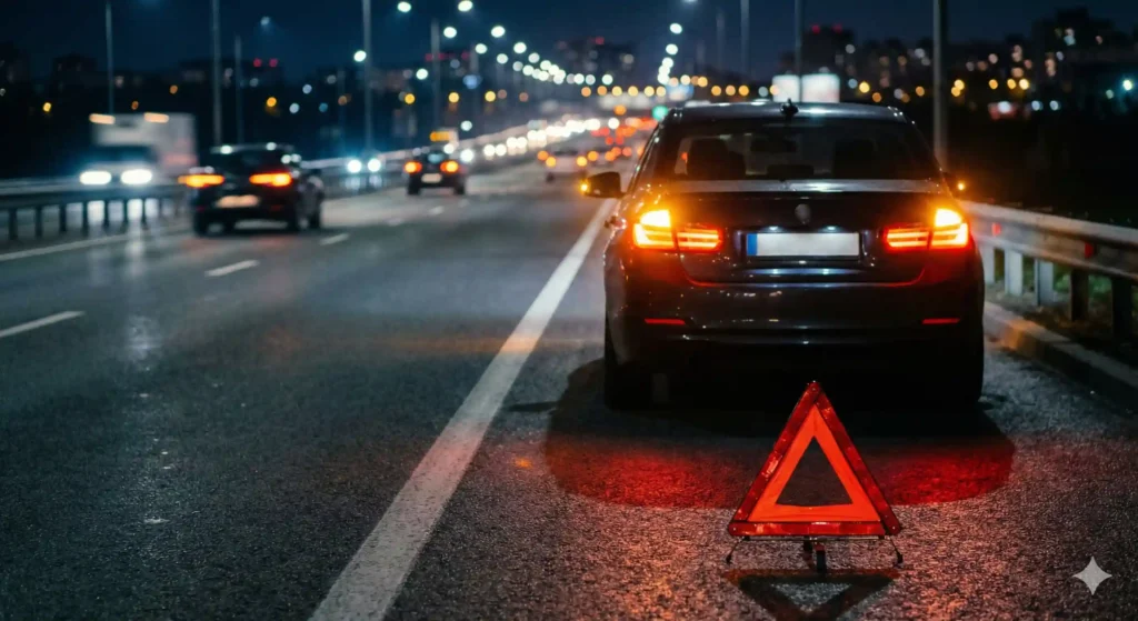 Red Reflective Triangle