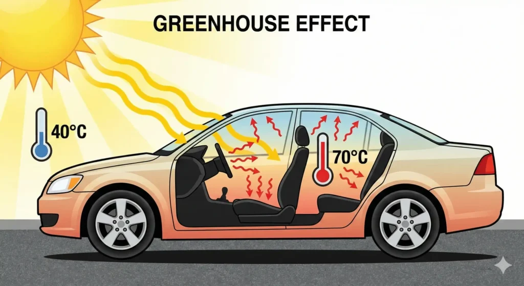 The Greenhouse Effect Diagram