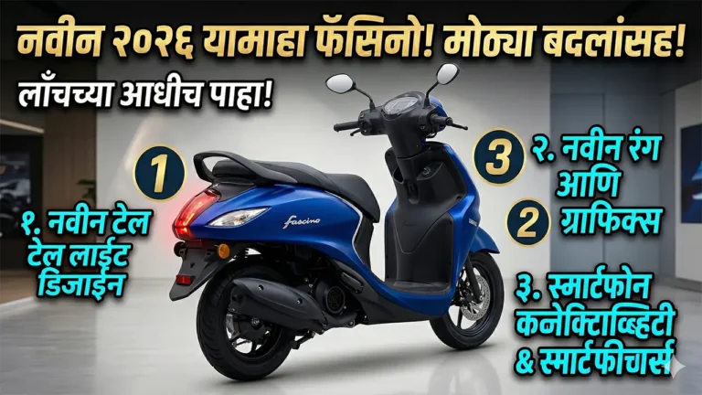 2026 Yamaha Fascino 125 facelift spotted testing