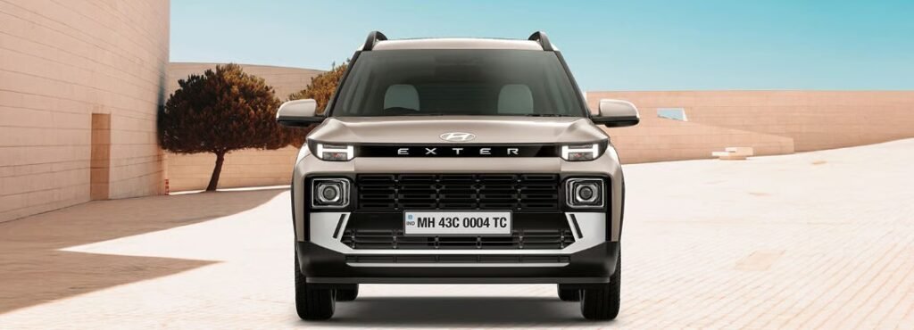 Hyundai Exter Facelift Front design