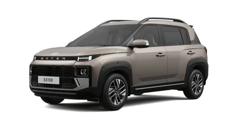 Hyundai Exter Facelift side profile