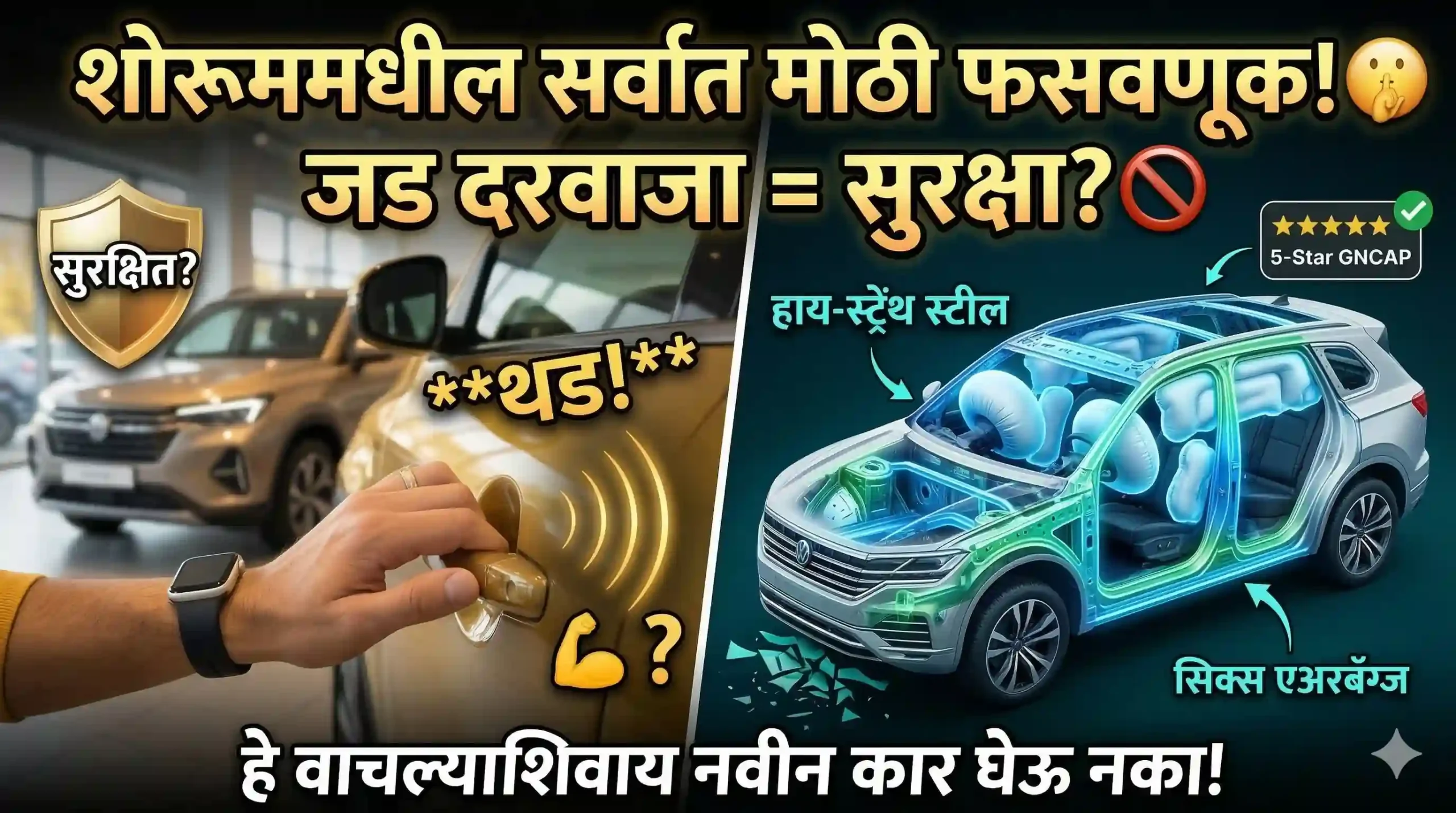 does heavy car door mean safe car