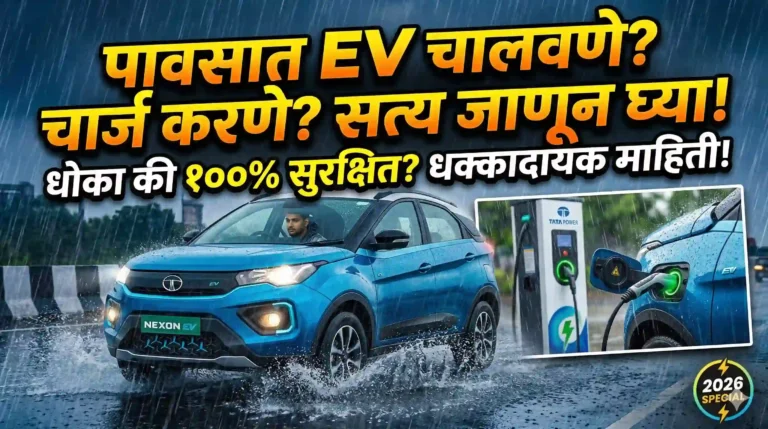 electric car in rain safety tips