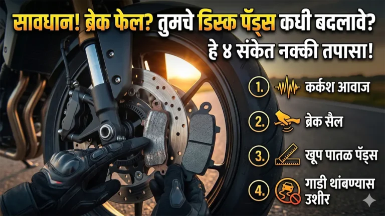 when to change motorcycle disc brake pads