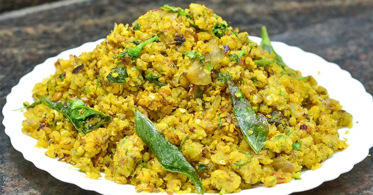 Akkha Masoor Sukha Pithla