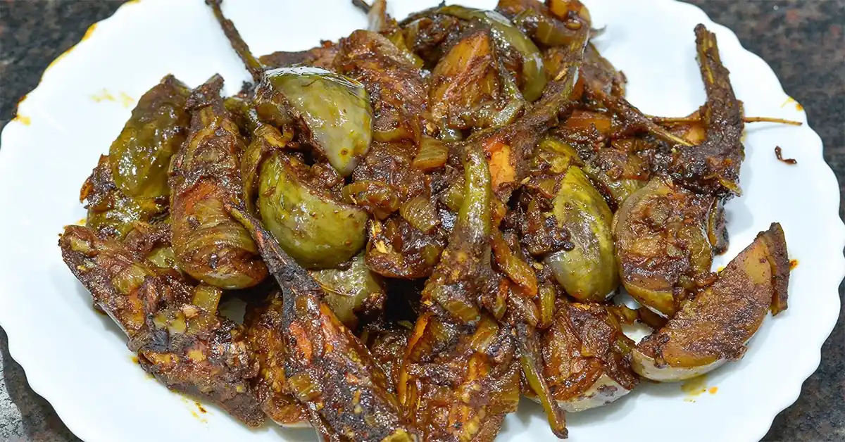 Dry Eggplant Curry Recipe