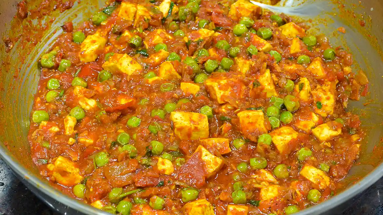Matar Paneer Recipe Marathi