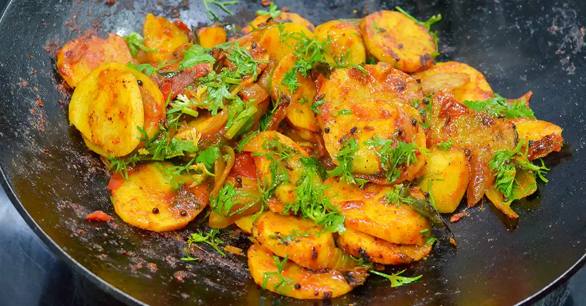 Batata Tomato Sabzi Recipe