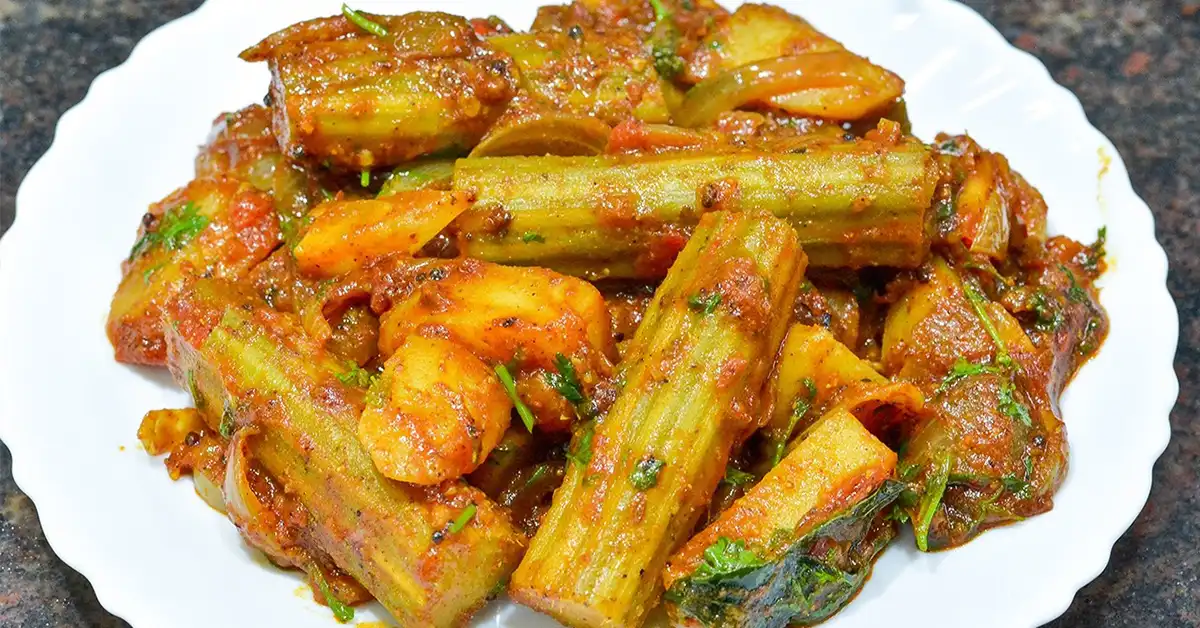 Drumstick Potato Dry Sabji