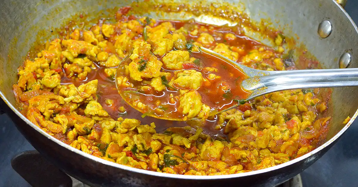 Egg Bhurji Curry Recipe