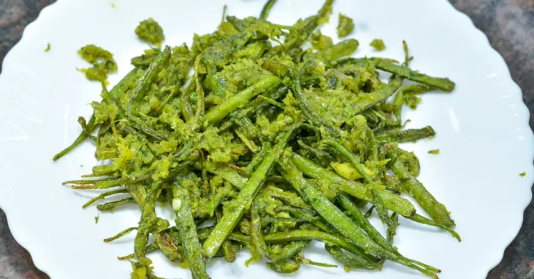 Raw Mango Cluster Beans Recipe