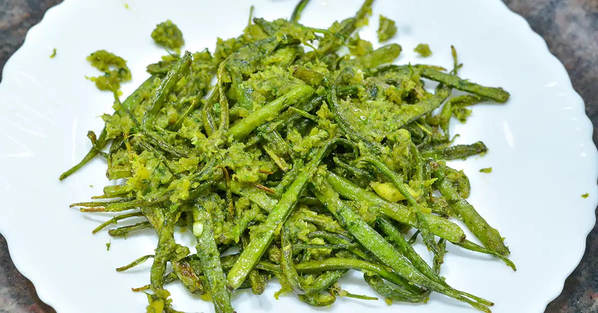 Raw Mango Cluster Beans Recipe