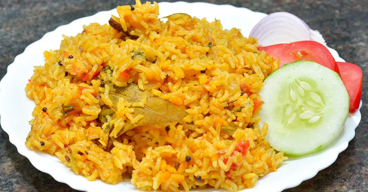 Tomato Moong Dal Bhaat Recipe