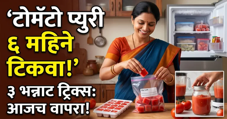 how to store tomato puree in freezer