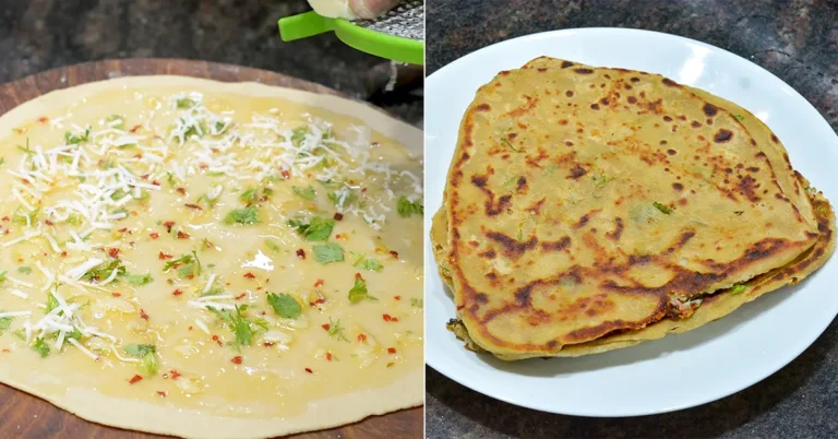 Butter Garlic Cheese Paratha