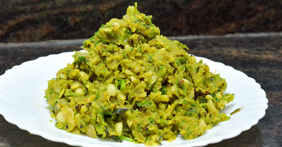 Dodkyache Pithle Recipe