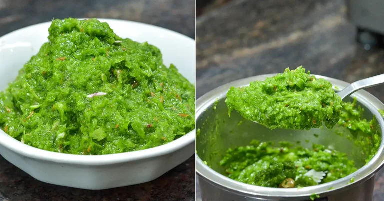 Kanda Paat Chutney Recipe