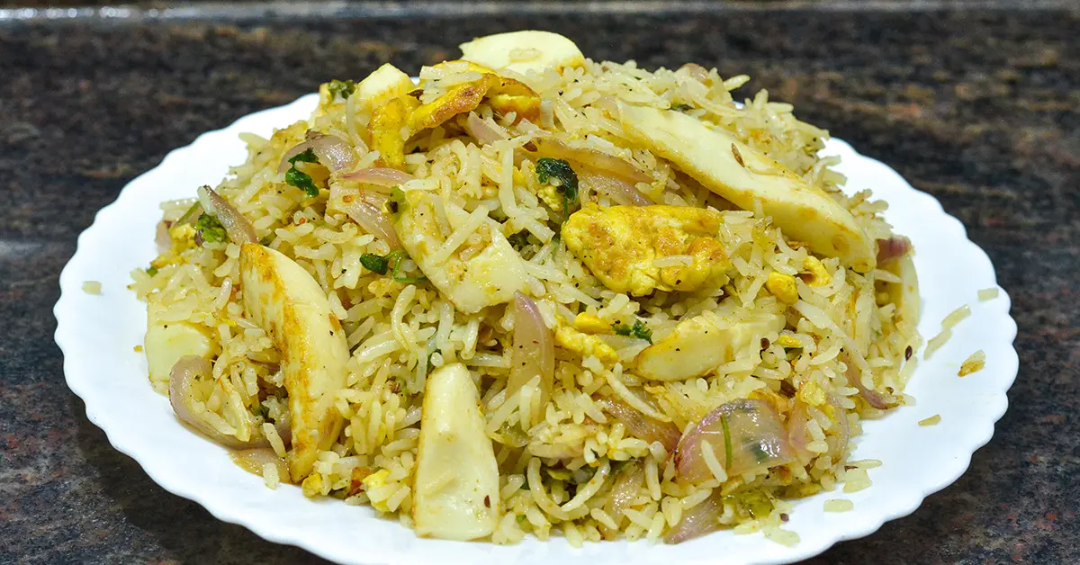 Maharashtrian Egg Rice Recipe