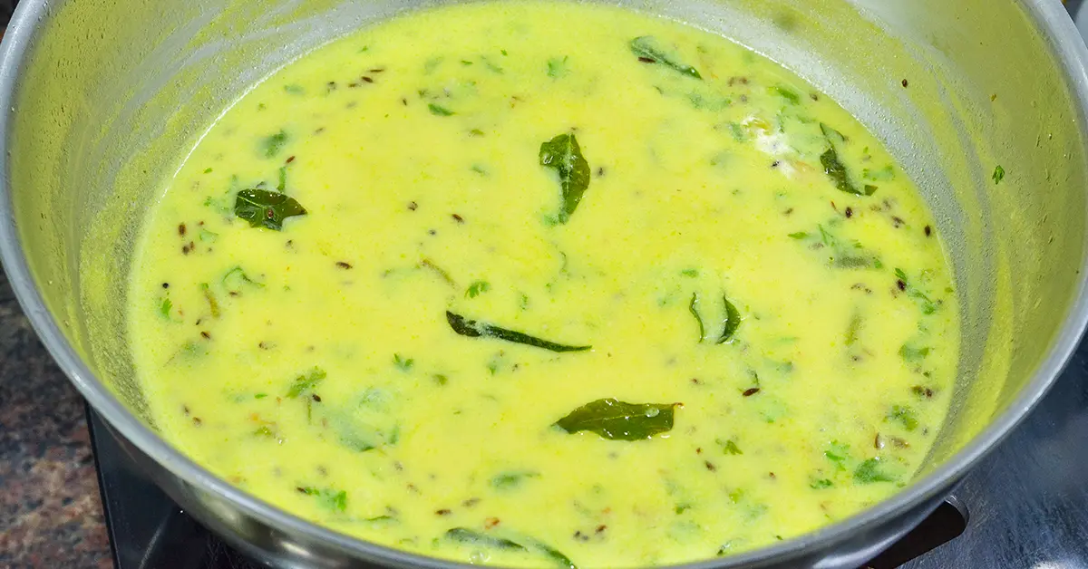 Quick Taak Kadhi Recipe