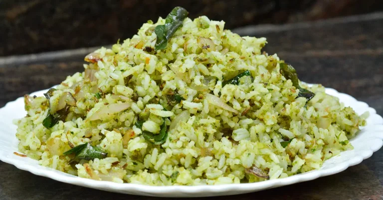 Thecha Rice Recipe Marathi
