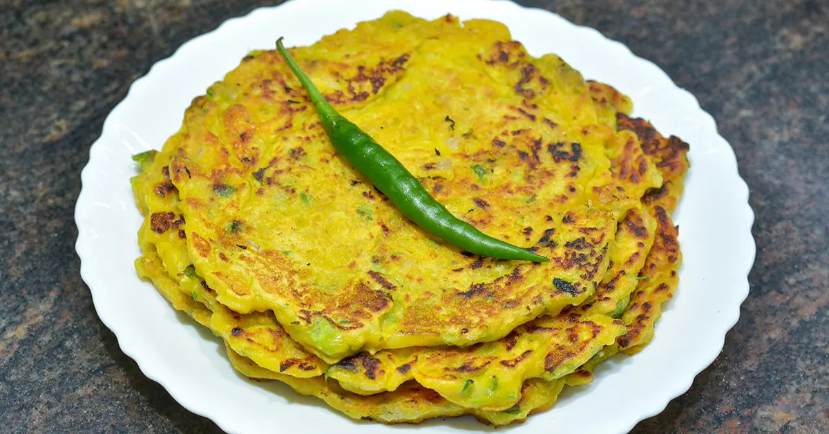 Besan Batata Poli Recipe