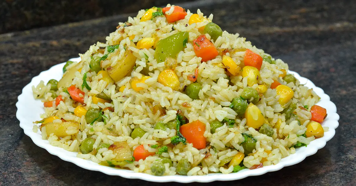 Veg Pulao Recipe Marathi