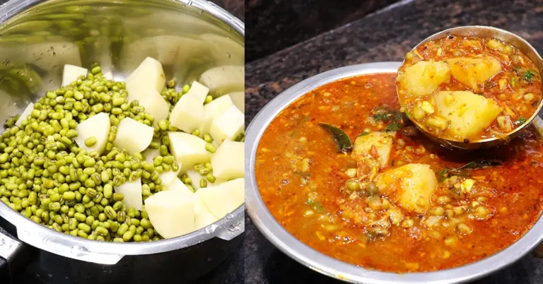 Moong Batata Kalvan Recipe