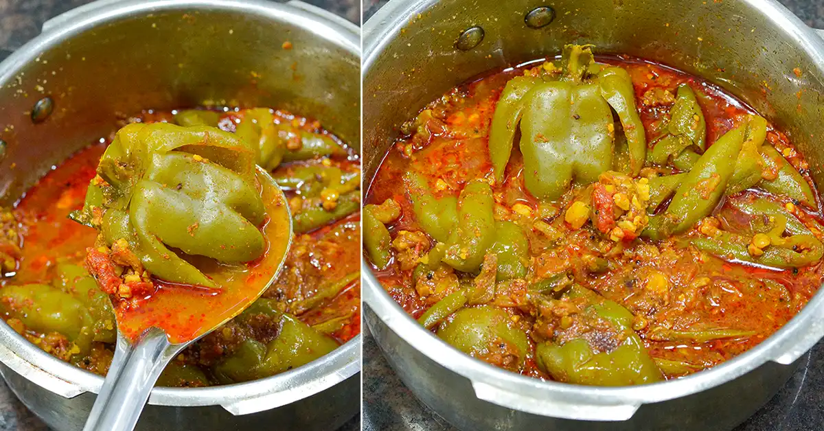 Shimla Mirch Sabzi Recipe